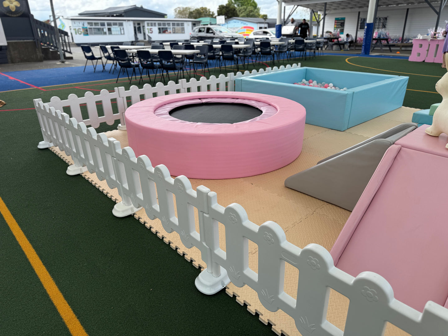 Pretty Pink Trampoline