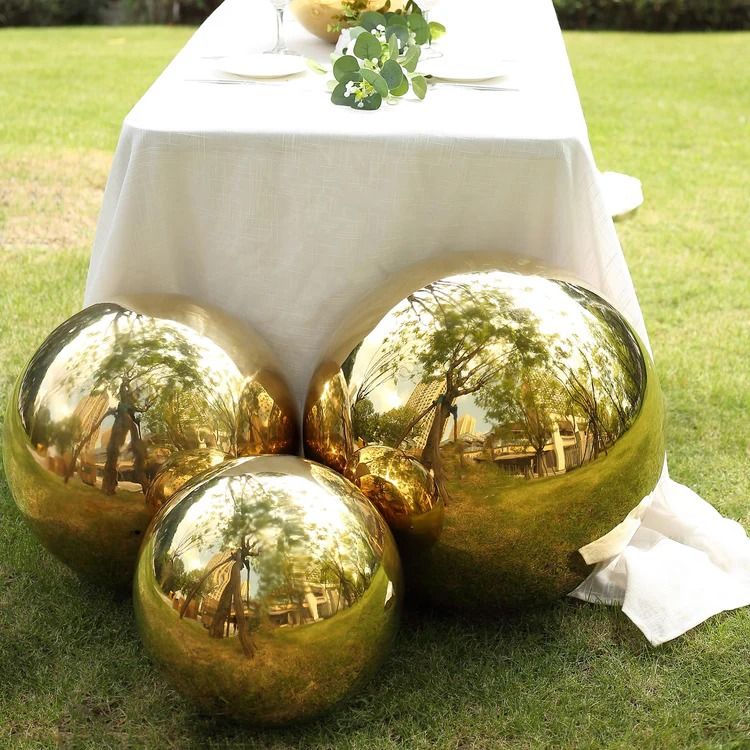 Giant Mirror Ball Set  – Iridescent, Gold or Silver