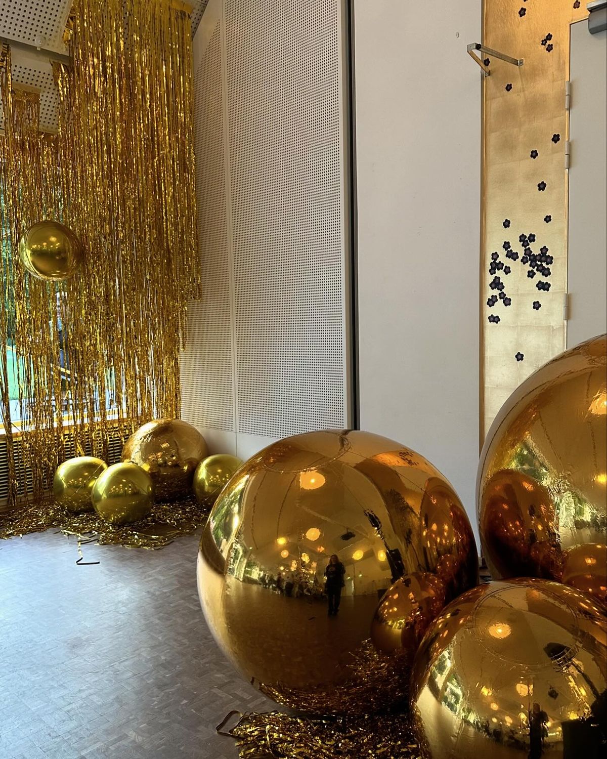 Giant Mirror Ball Set  – Iridescent, Gold or Silver