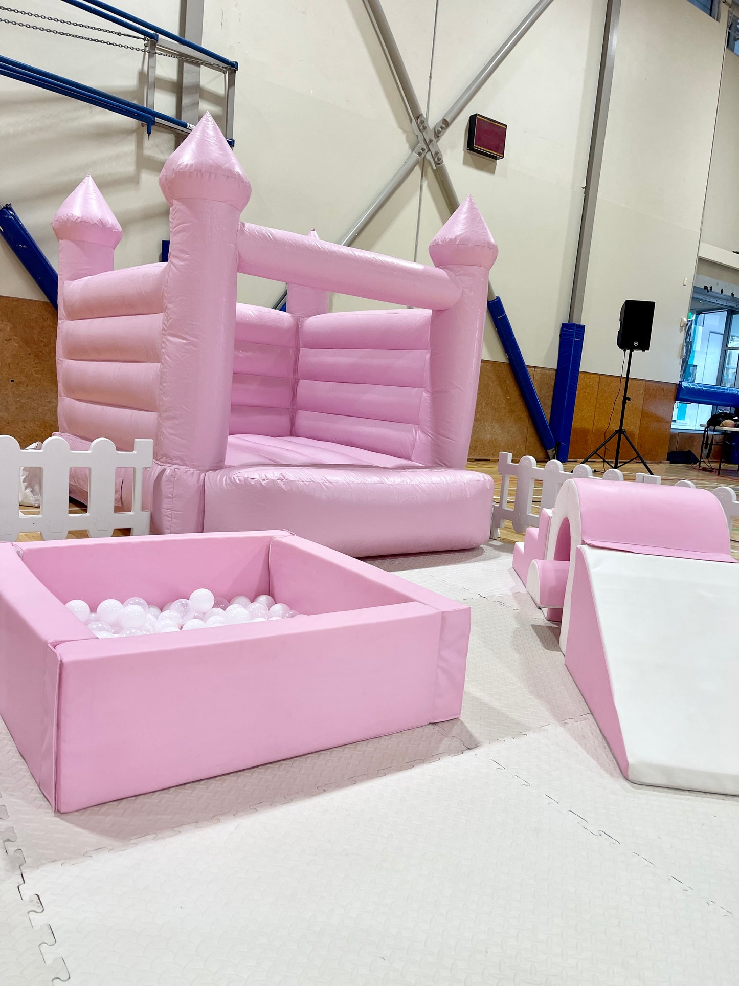 Pink and White Soft Play Set