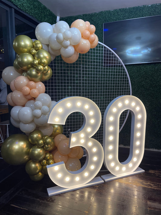 1.2m Light Numbers