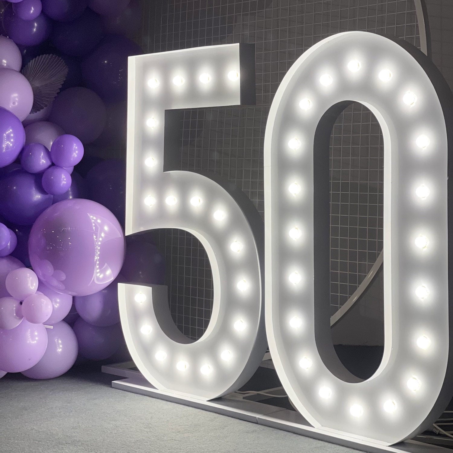 1.2m Light Numbers – A L Events